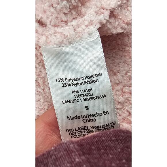 NWOT Juicy Couture Varsity Knit plush Crop Lifestyle Cardigan cozy y2k sweater S - Picture 6 of 8